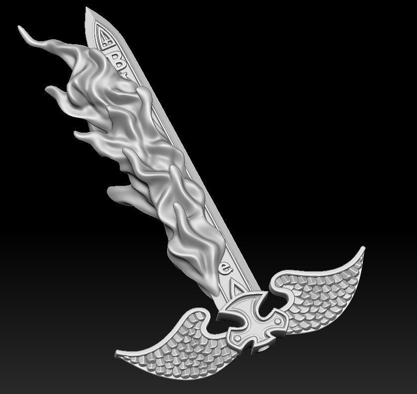 Archangel 3d print bust of man 3D print model_21