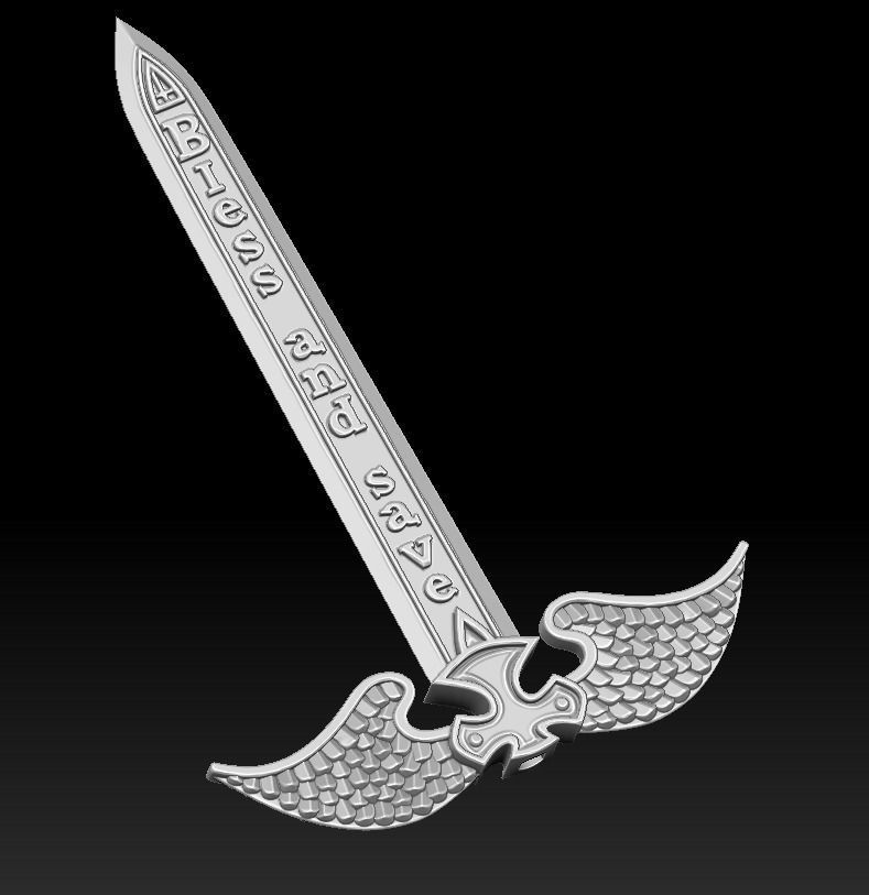 Archangel 3d print bust of man 3D print model_22