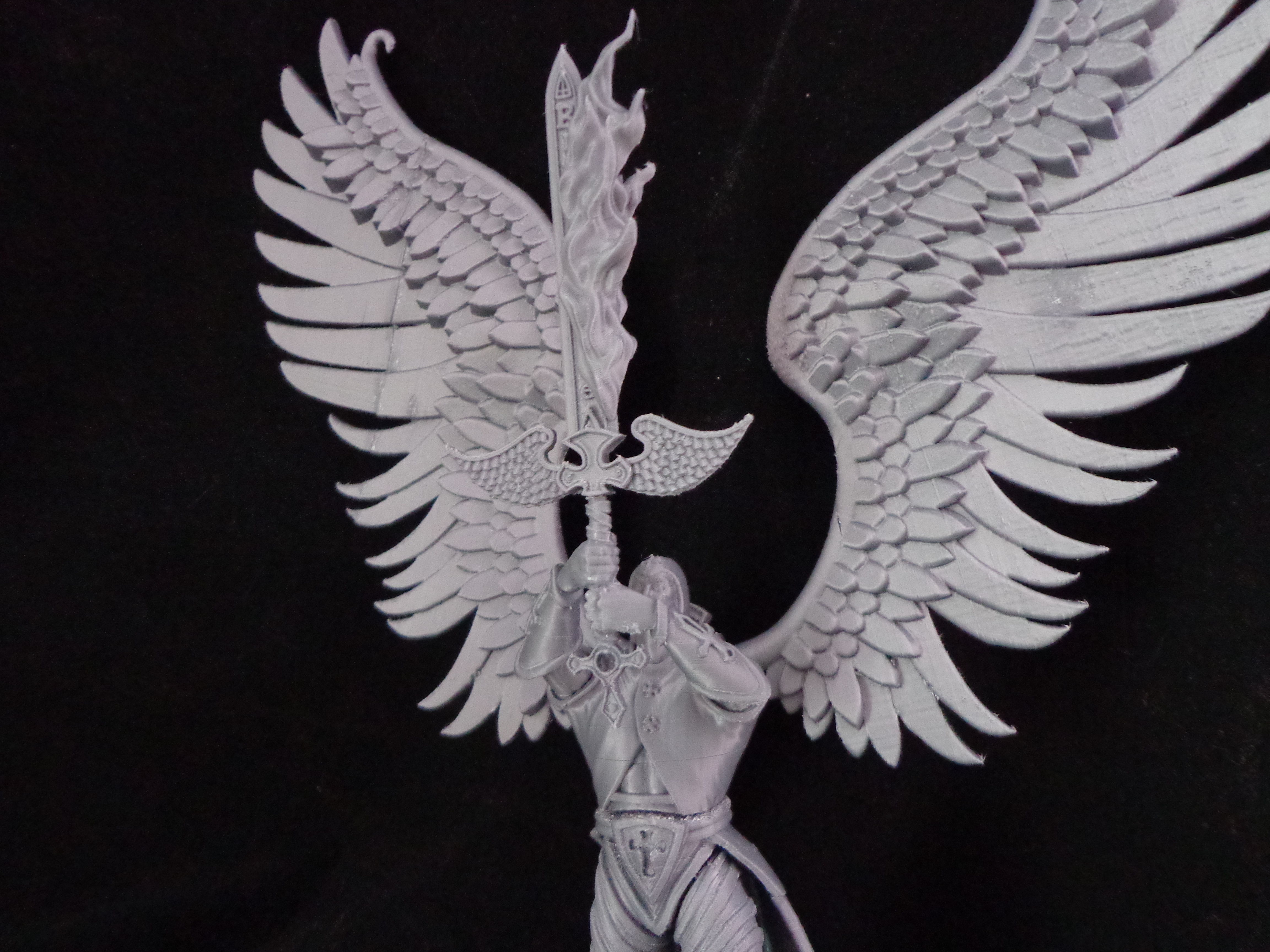 Archangel 3d print bust of man 3D print model_3