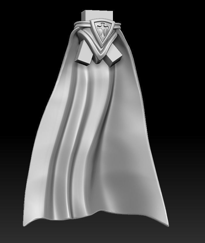 Archangel 3d print bust of man 3D print model_10