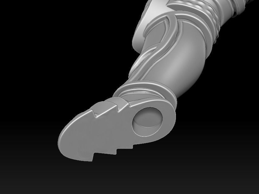 Archangel 3d print bust of man 3D print model_14