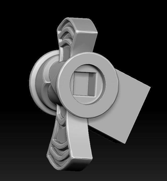 Archangel 3d print bust of man 3D print model_24