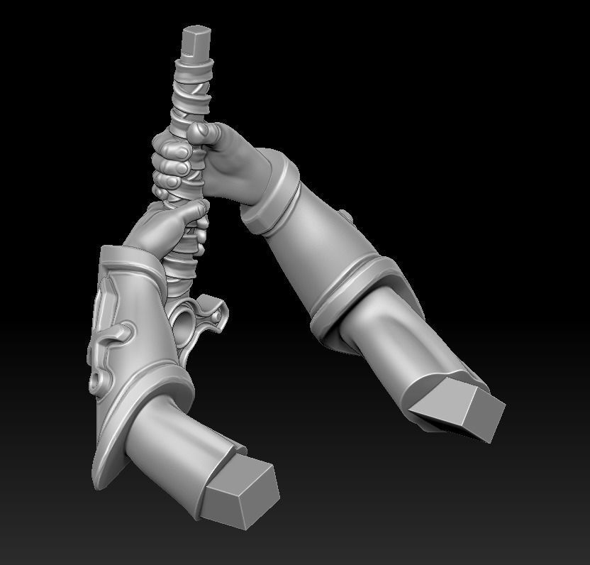 Archangel 3d print bust of man 3D print model_19