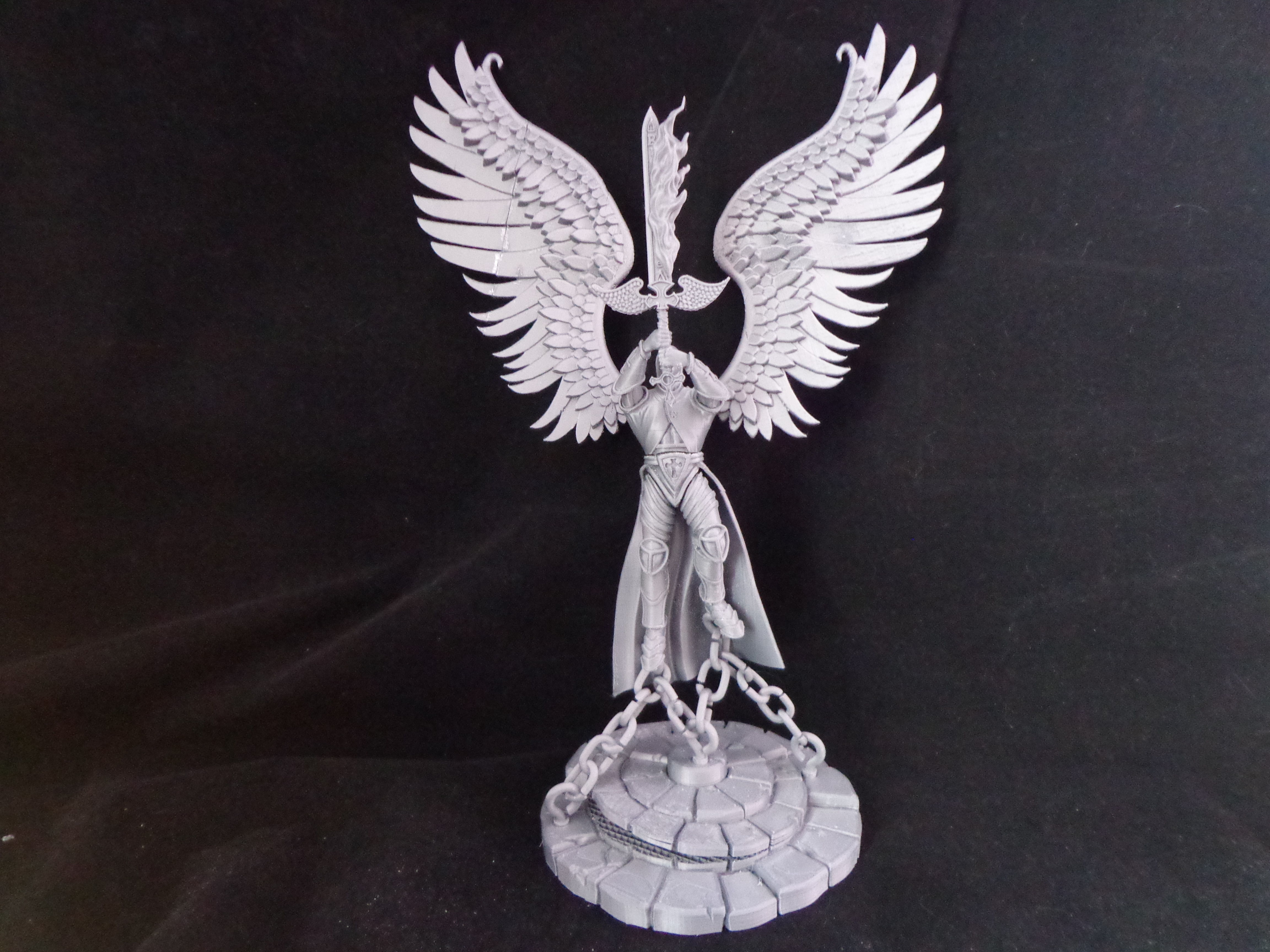 Archangel 3d print bust of man 3D print model_2
