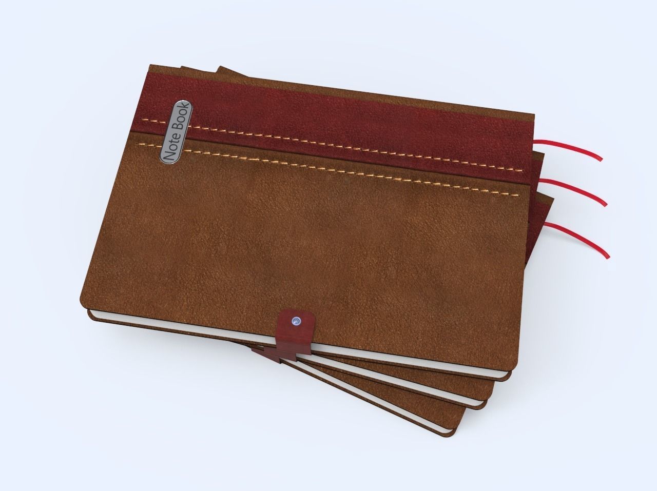 Note book 3D model_4