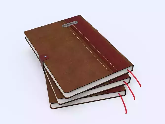 Note book 3D model