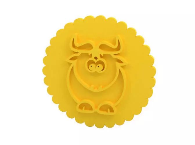 Stamp Cookie stamp  3D print model_0