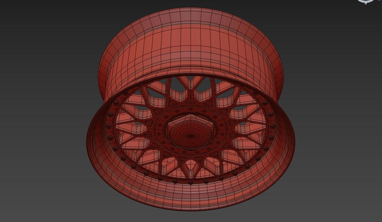 BBS RM Custom Wheels 3D model_9