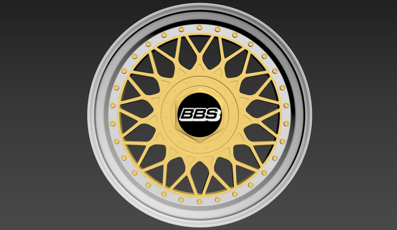 BBS RM Custom Wheels 3D model_13