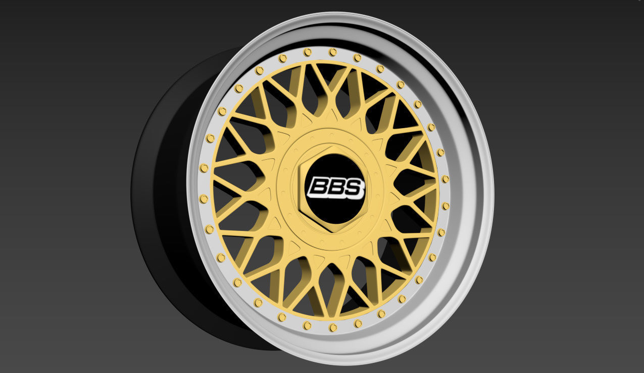 BBS RM Custom Wheels 3D model_4