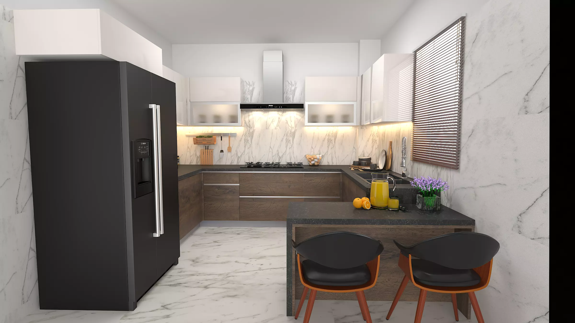 Kitchen Interior Free 3D model