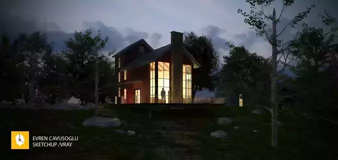 Sketchup House 3D model