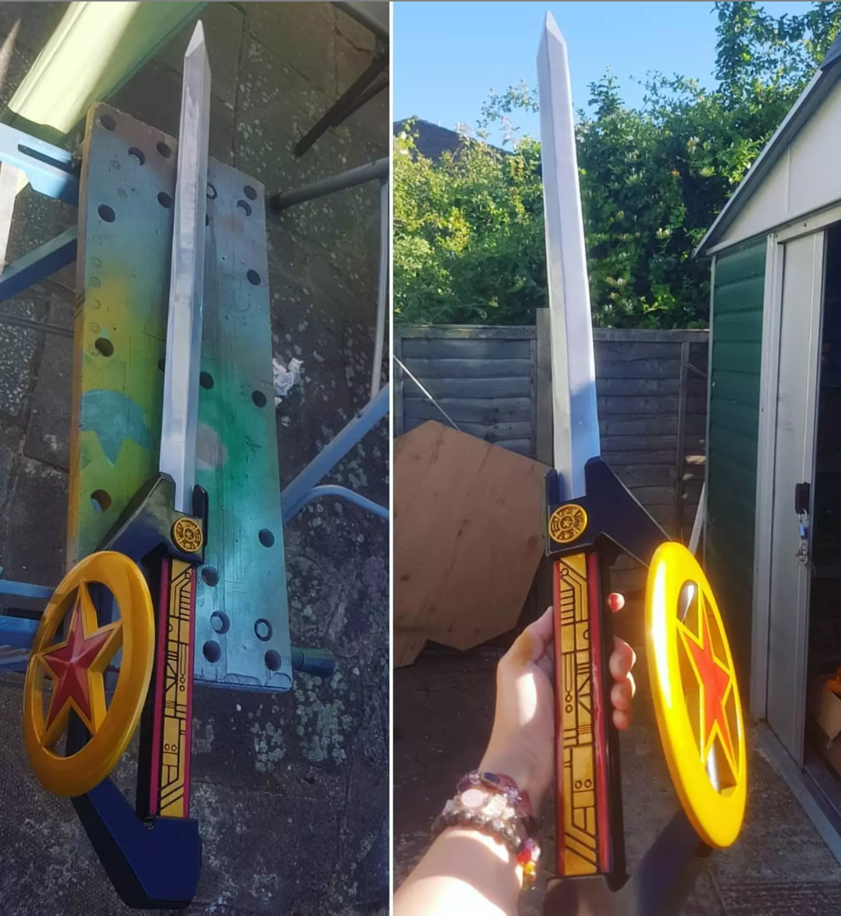 Power Rangers Zeo Red ranger power sword Tommy Oliver replica 3D print model_0