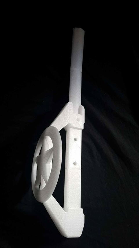 Power Rangers Zeo Red ranger power sword Tommy Oliver replica 3D print model_22