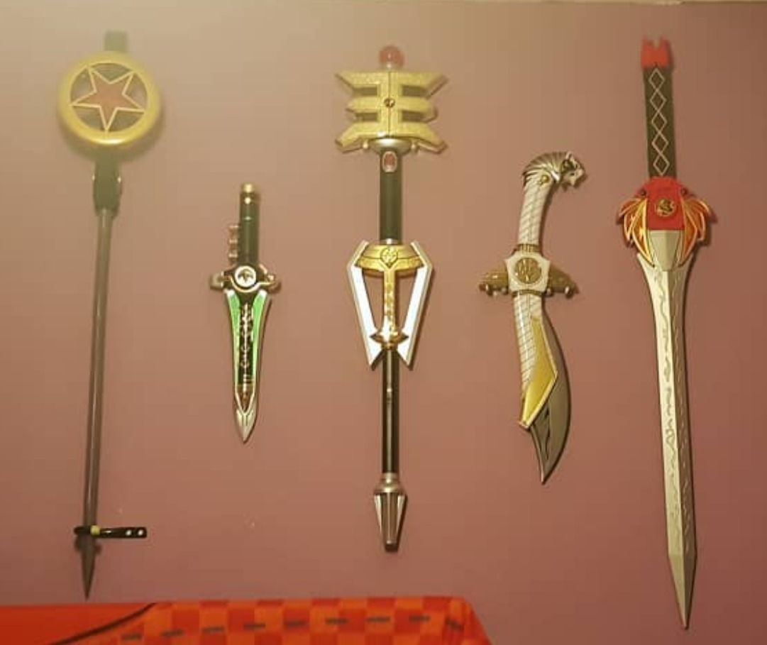 Power Rangers Zeo Red ranger power sword Tommy Oliver replica 3D print model_9