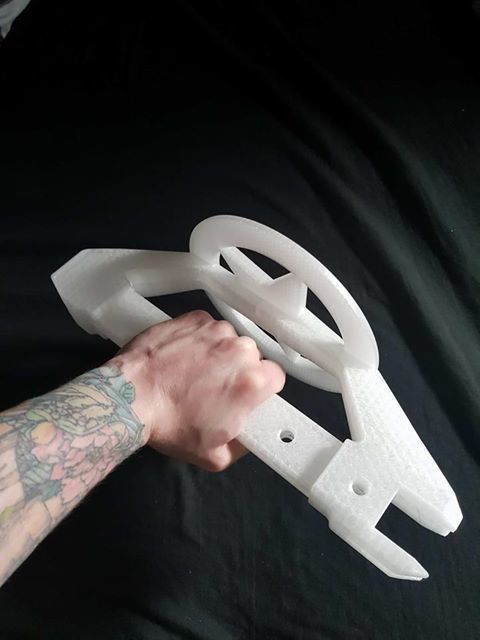 Power Rangers Zeo Red ranger power sword Tommy Oliver replica 3D print model_17
