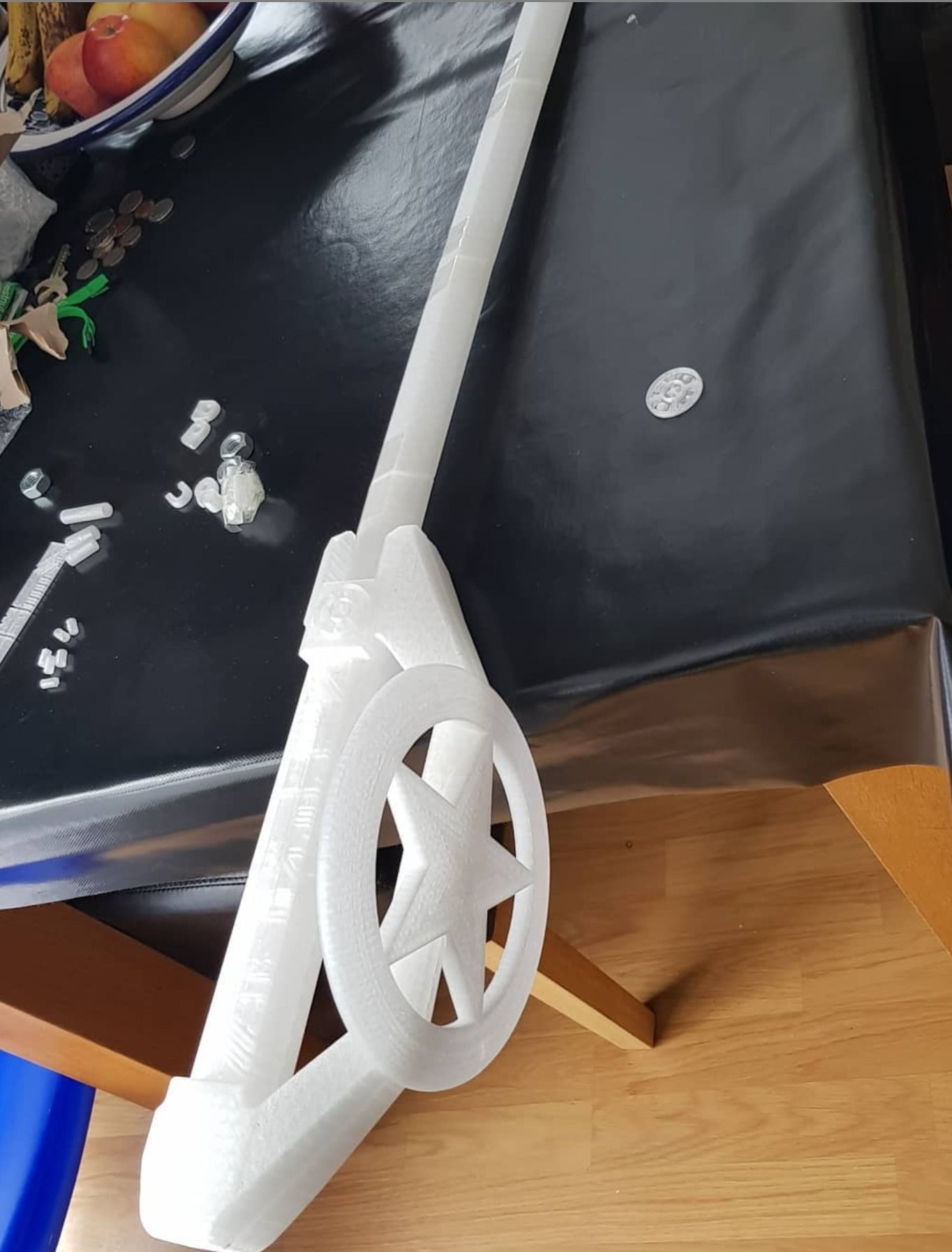 Power Rangers Zeo Red ranger power sword Tommy Oliver replica 3D print model_19