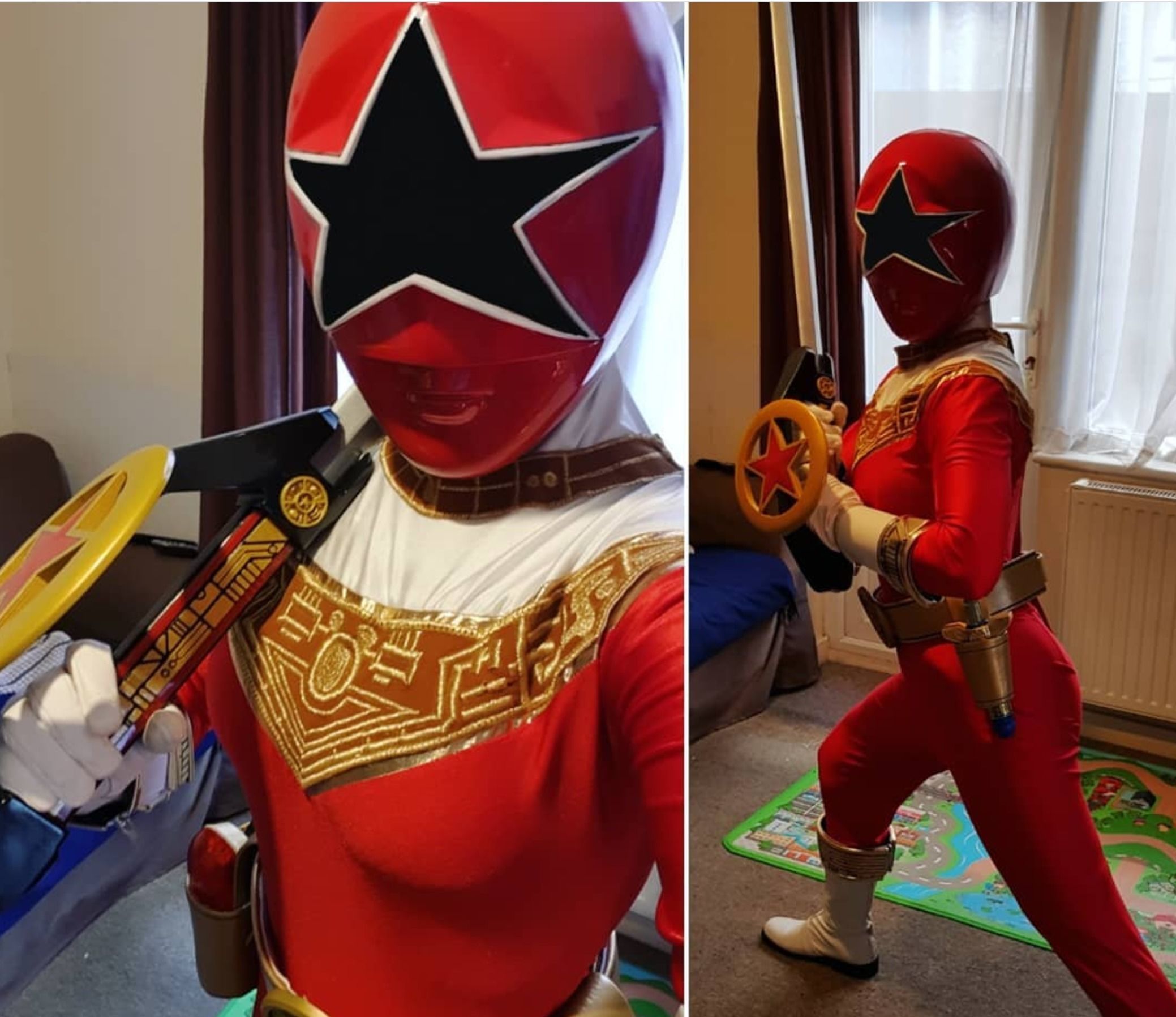 Power Rangers Zeo Red ranger power sword Tommy Oliver replica 3D print model_5