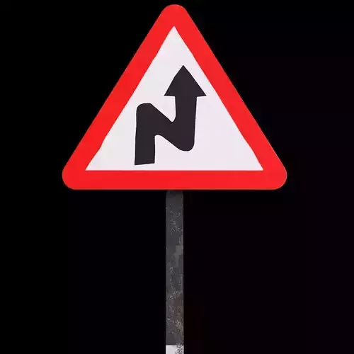 Right reverse band Roadsign