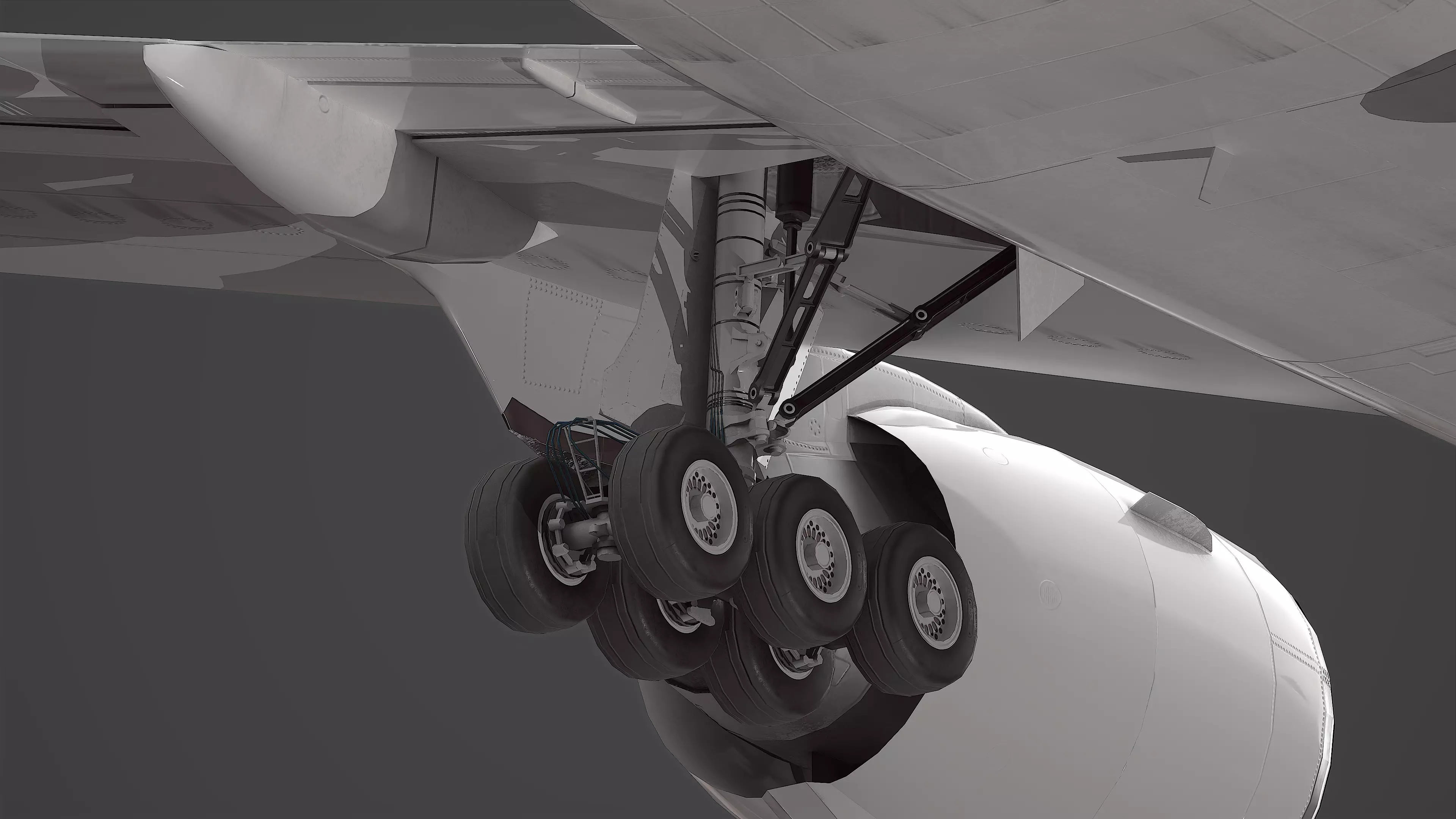 Boeing 777-300ER  Low-poly 3D model_7