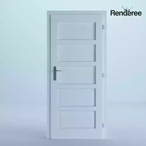 White Door 34 3D model