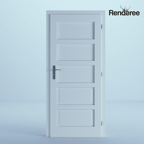 White Door 34 3D model