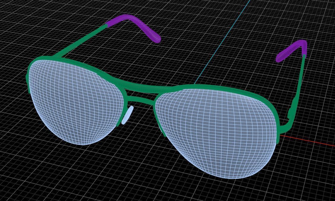 Eyeglasses for Men and Women 3D print model_4
