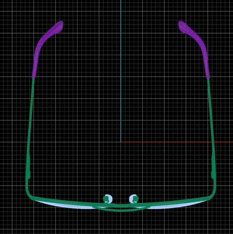 Eyeglasses for Men and Women 3D print model_5