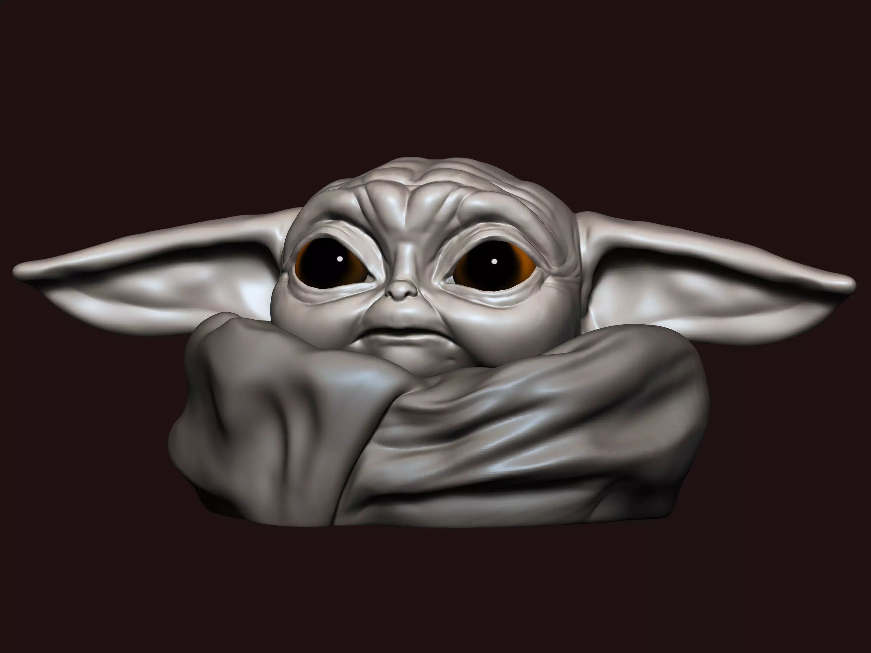 Baby Yoda from Mandalorian 3D print model_0