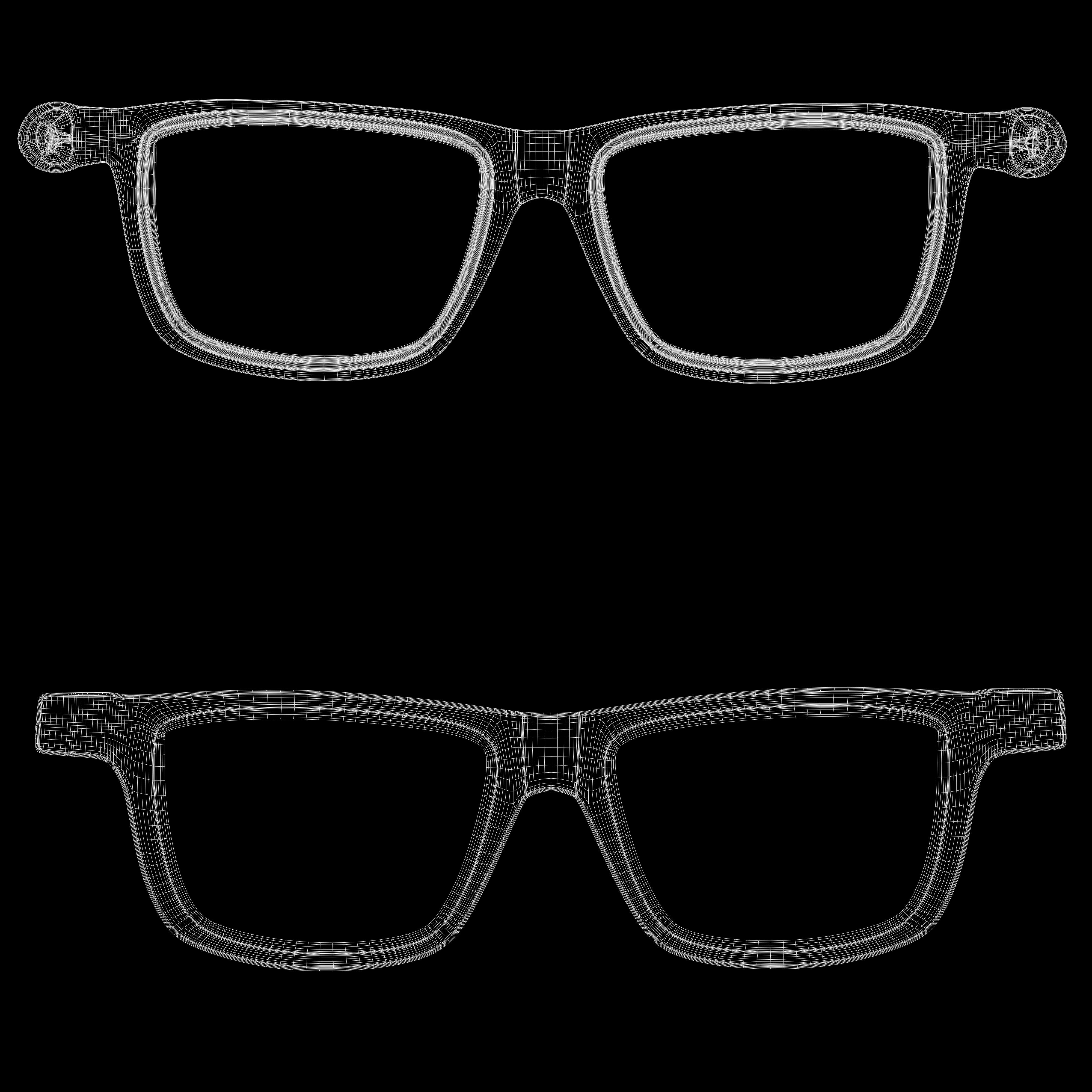 Eyeglasses for Men and Women 3D print model_18