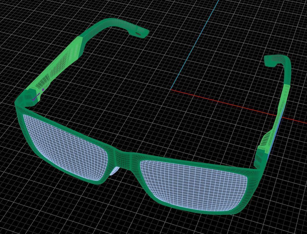 Eyeglasses for Men and Women 3D print model_5
