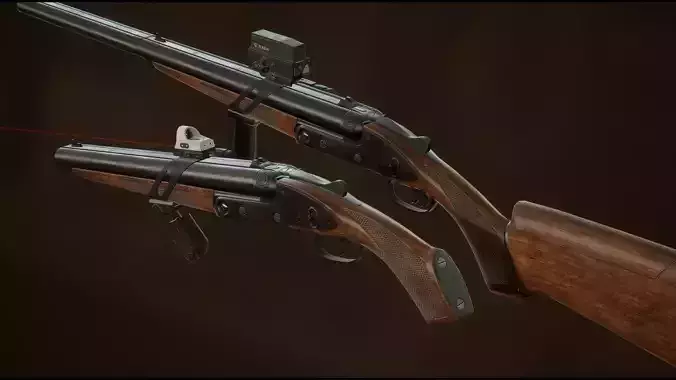 Weapon Pack 2 Low-poly 3D model
