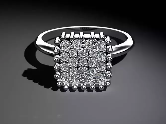 Engagement white gold Fashion Ring