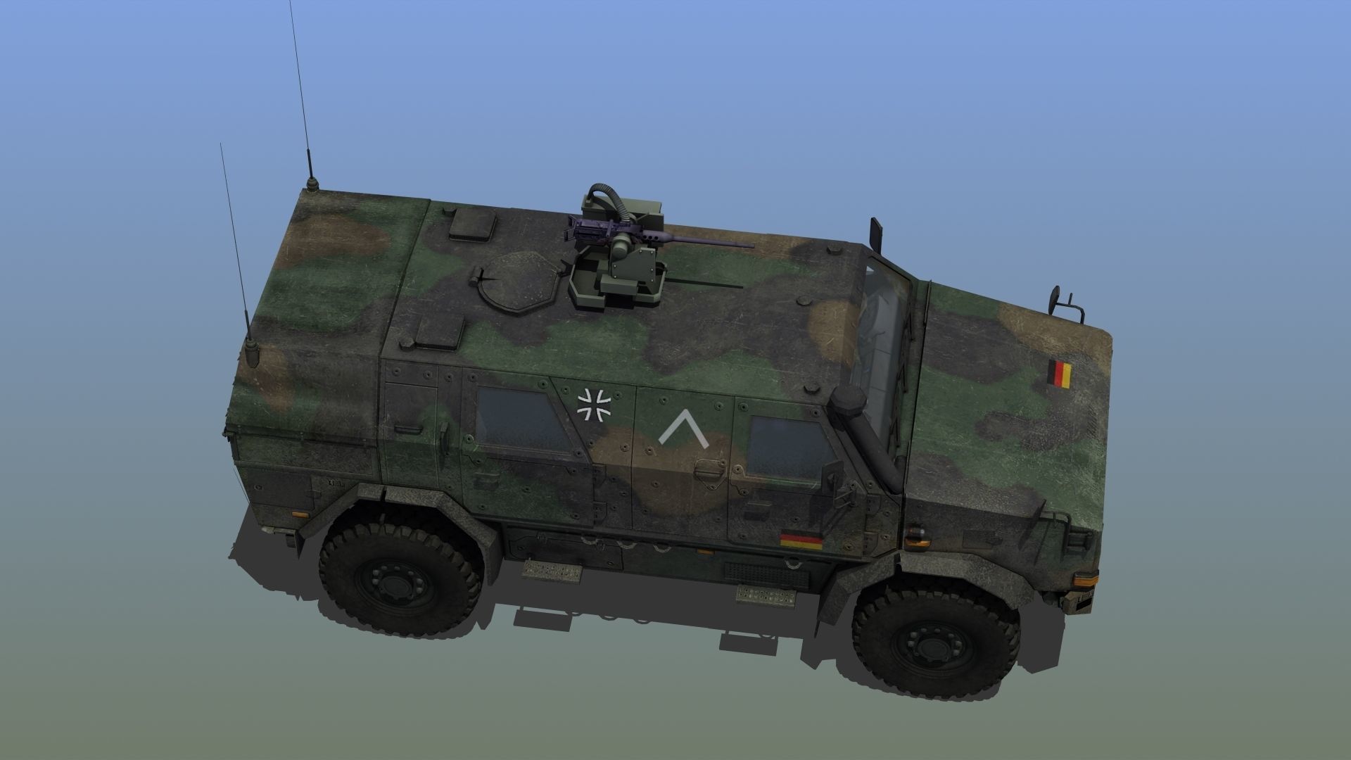 Dingo 2A2 APC 3D model_2