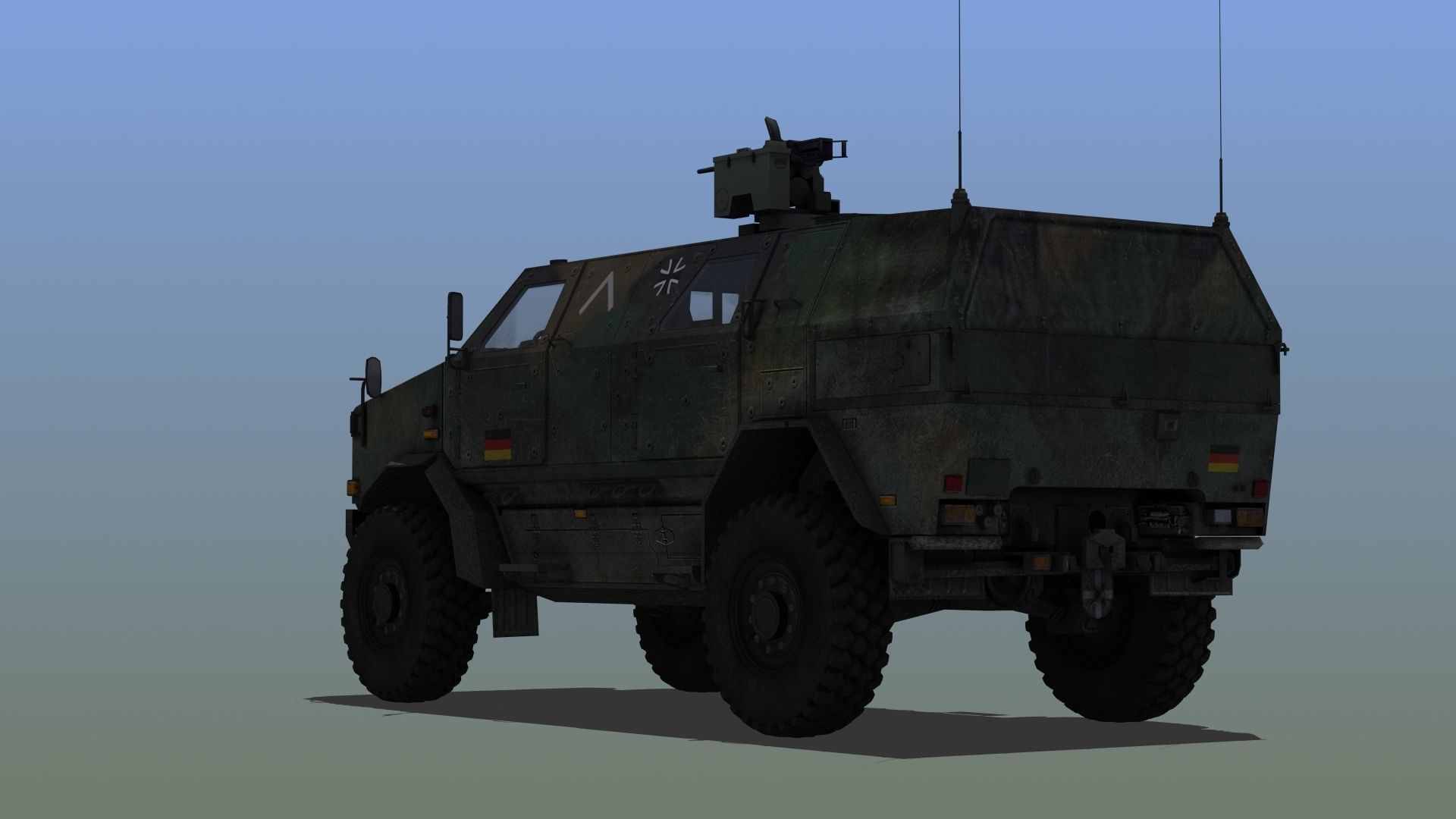 Dingo 2A2 APC 3D model_9