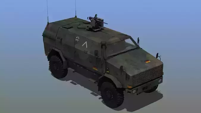 Dingo 2A2 APC 3D model