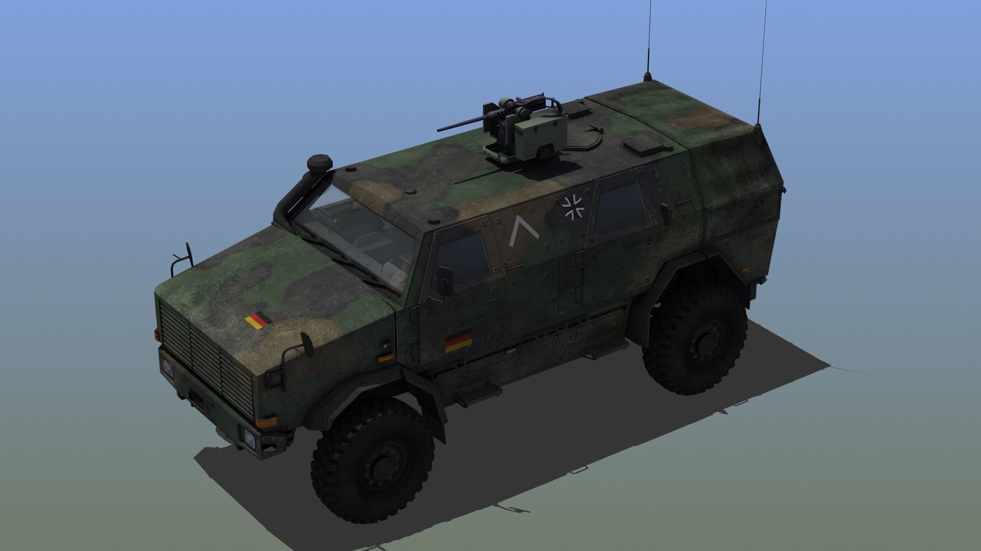 Dingo 2A2 APC 3D model_1