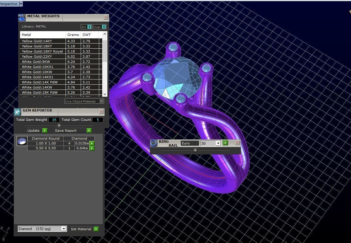aj-07 solitaire engagement ring gold 3D print model_6