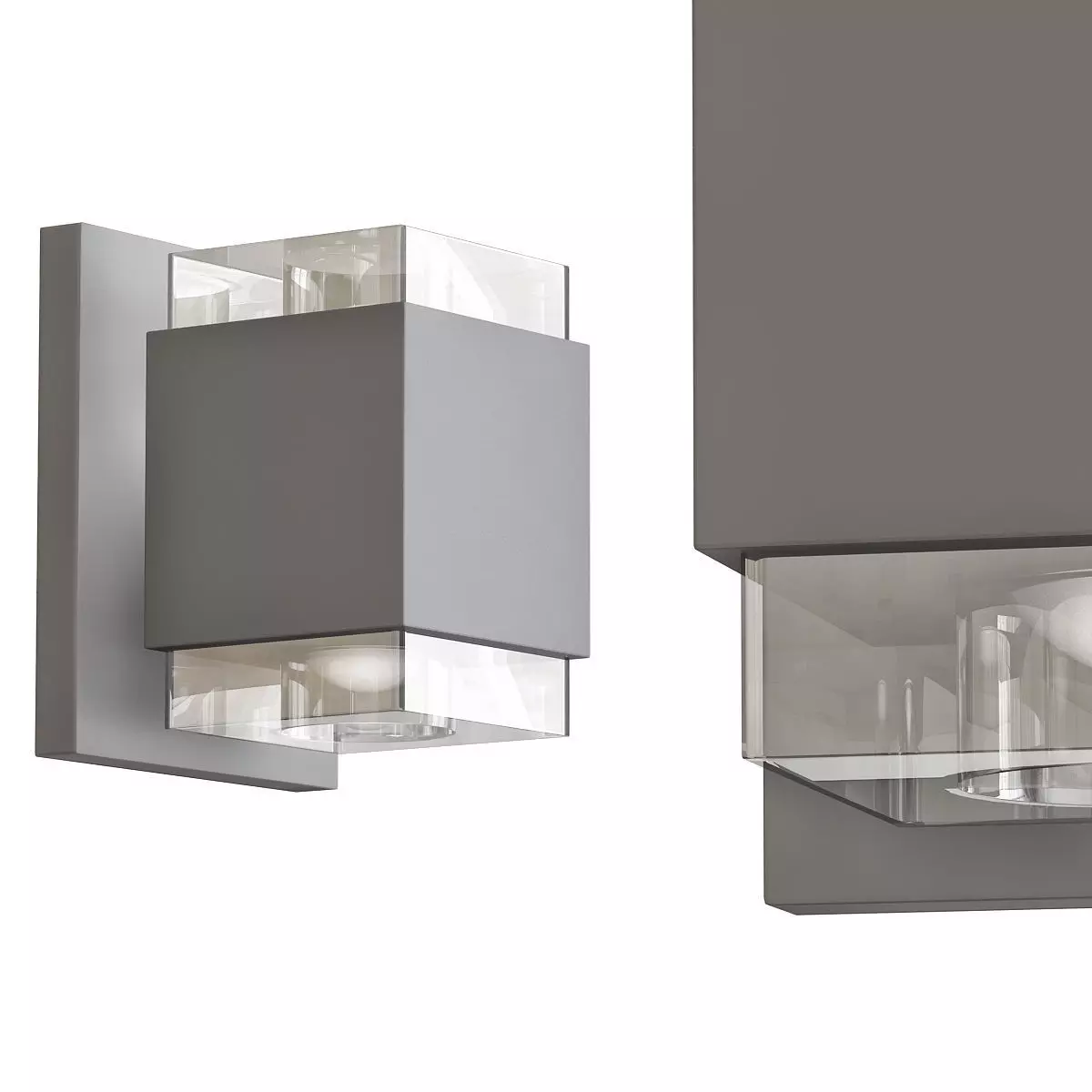 Tech Lighting Voto Square Wall Light LED 3D model_0