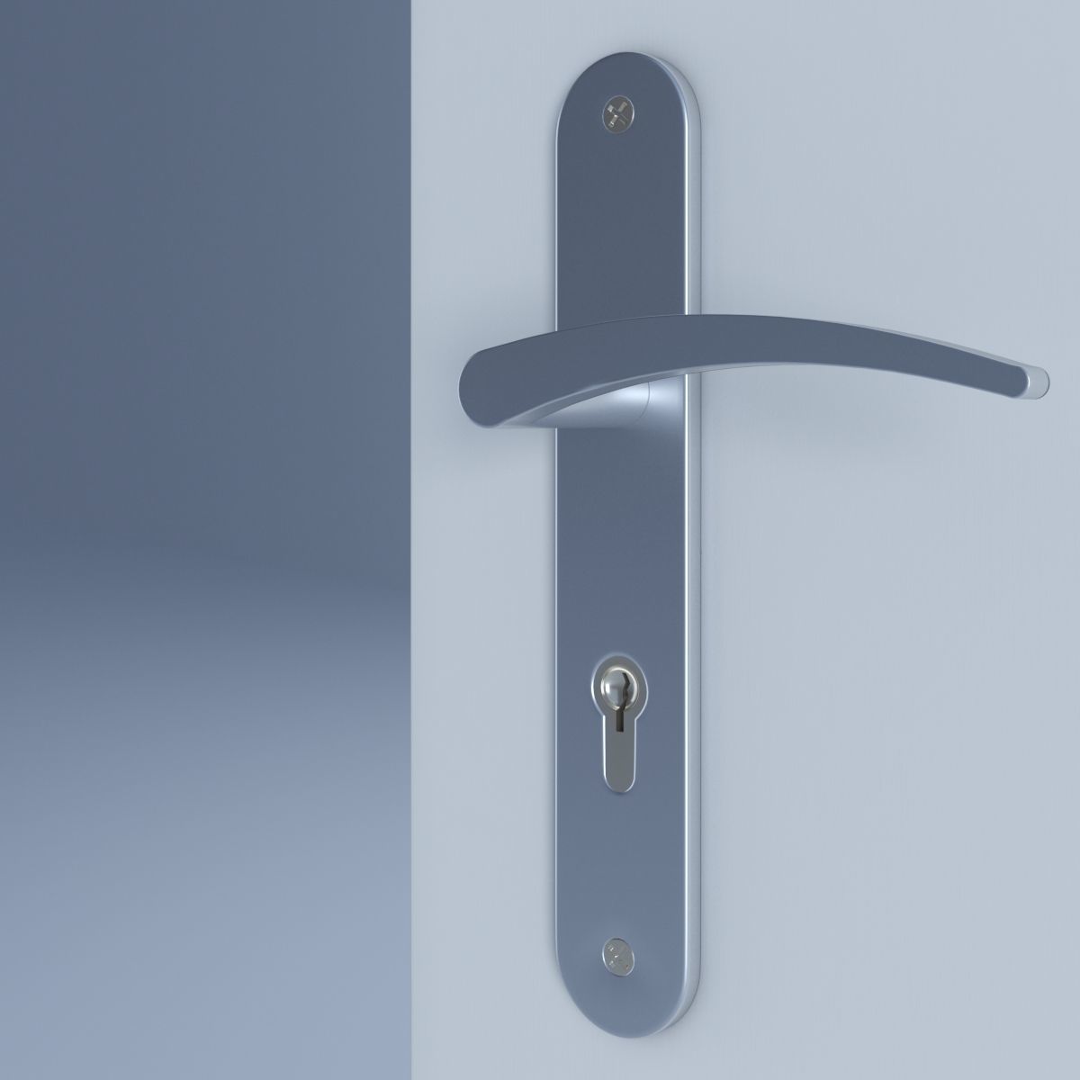 White Door 63 3D model_6