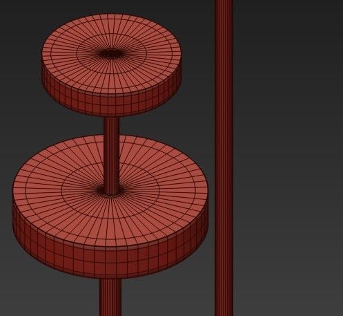 Glass Pendant Light 3D model_3