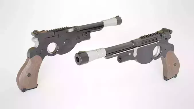 The Mandalorian Blaster 3D model