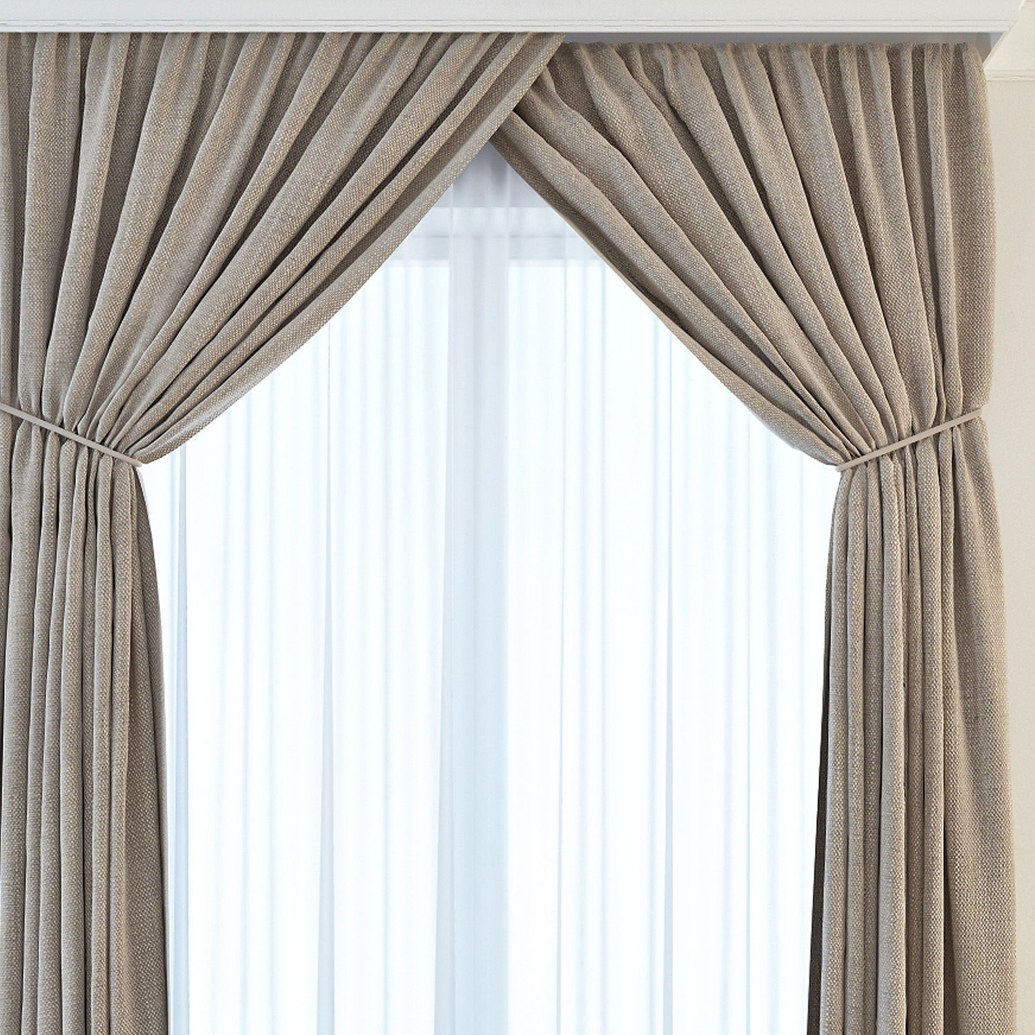 Set 04 Curtain 3D model_1