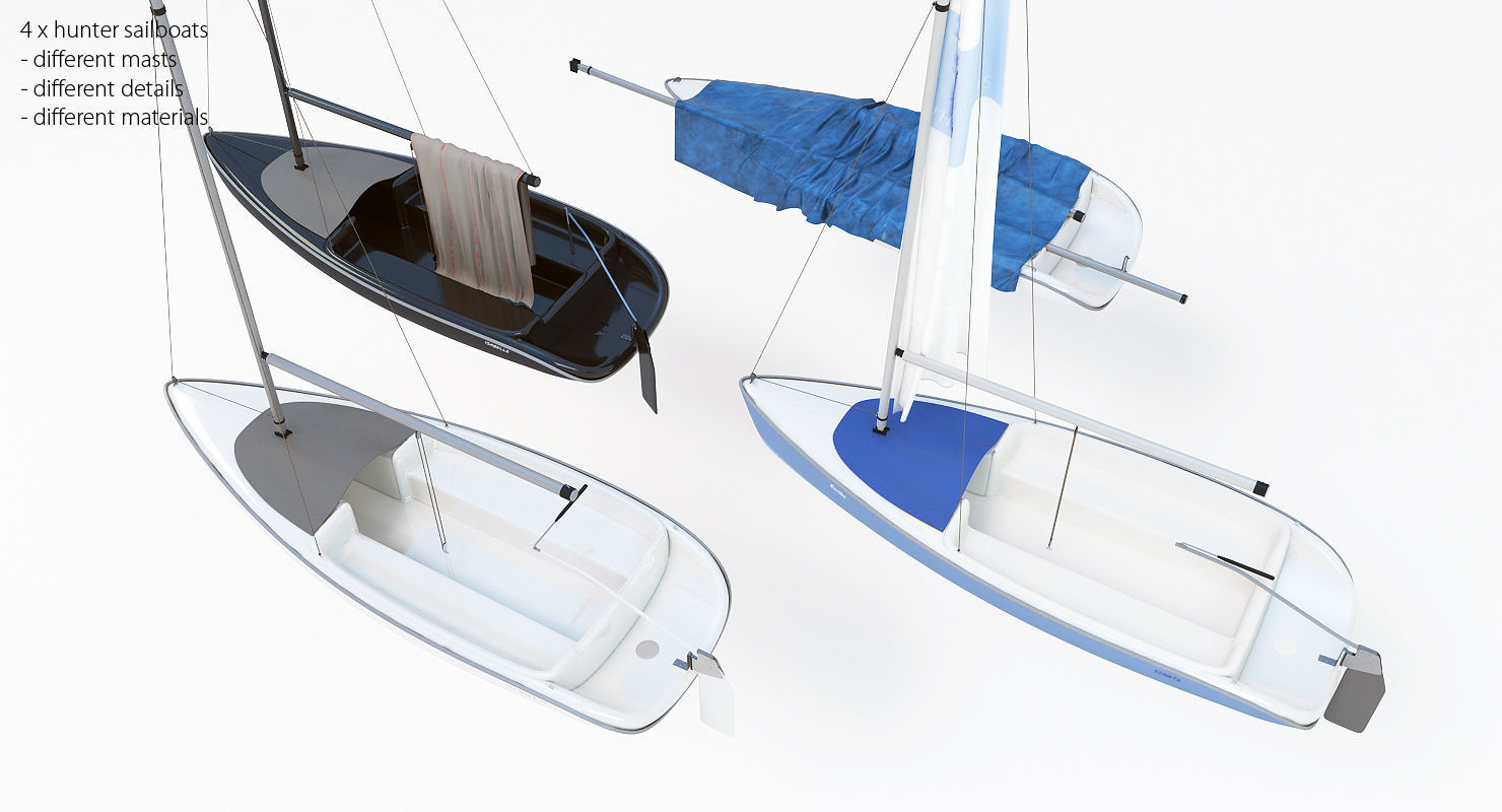 25 Yacht and Boats models collection 3D model_13