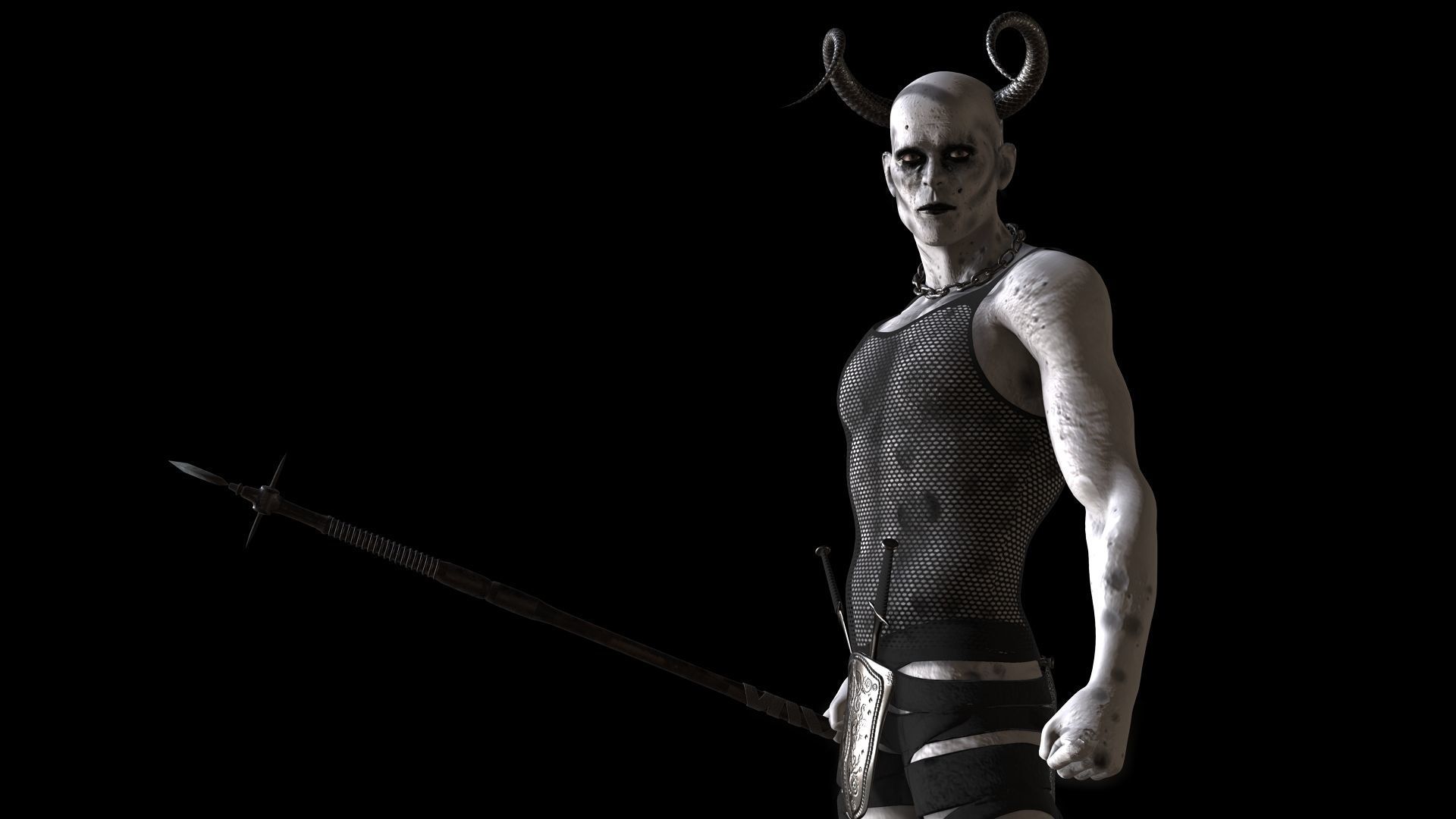 Dust Devil Low-poly 3D model_3