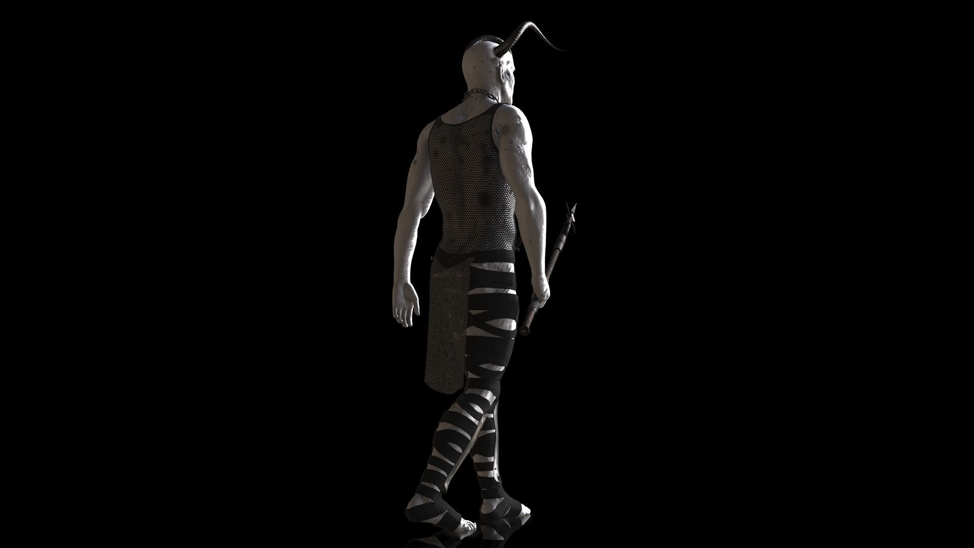 Dust Devil Low-poly 3D model_6