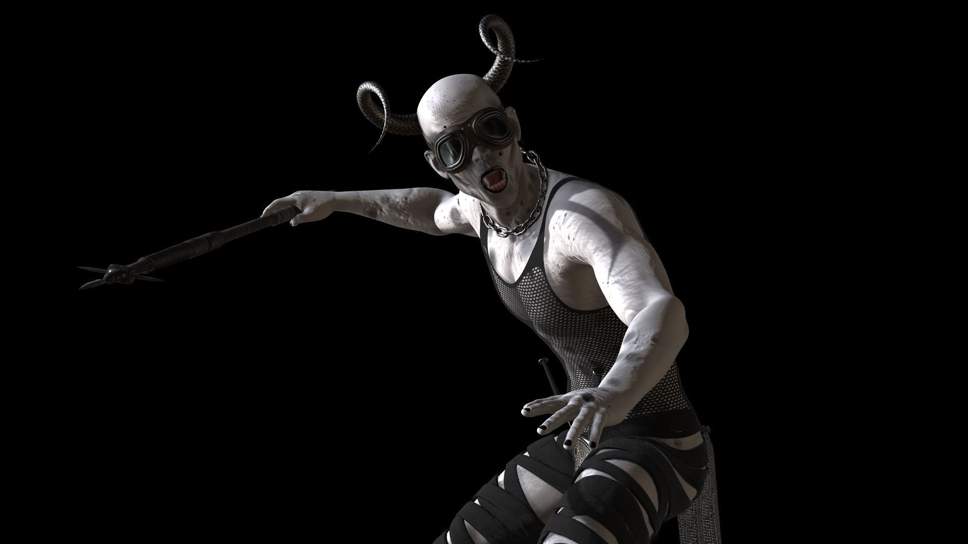 Dust Devil Low-poly 3D model_11