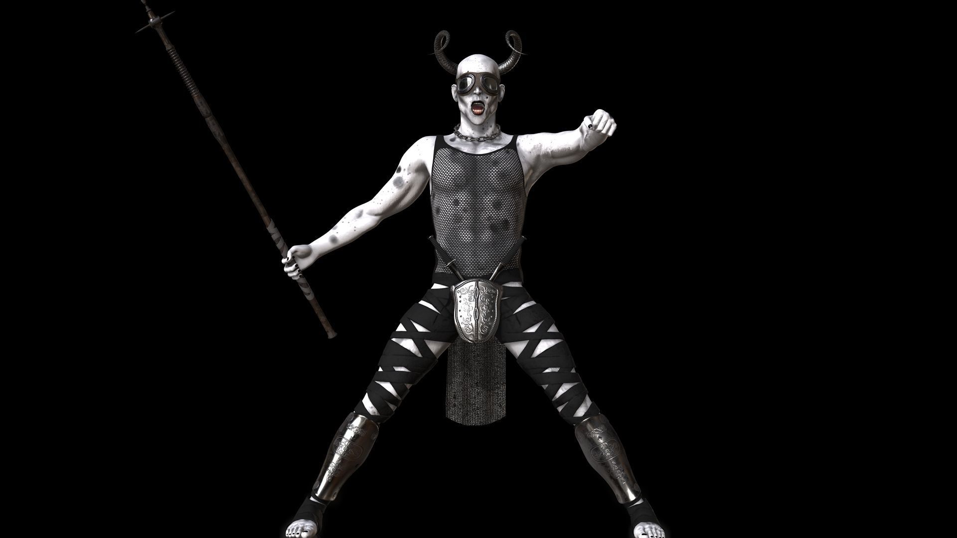 Dust Devil Low-poly 3D model_10