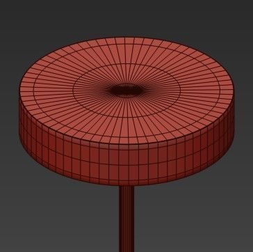 Sculptural Glass Globe 7 Light 3D model_3