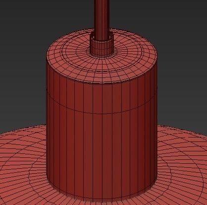 Sculptural Glass Globe 7 Light 3D model_2